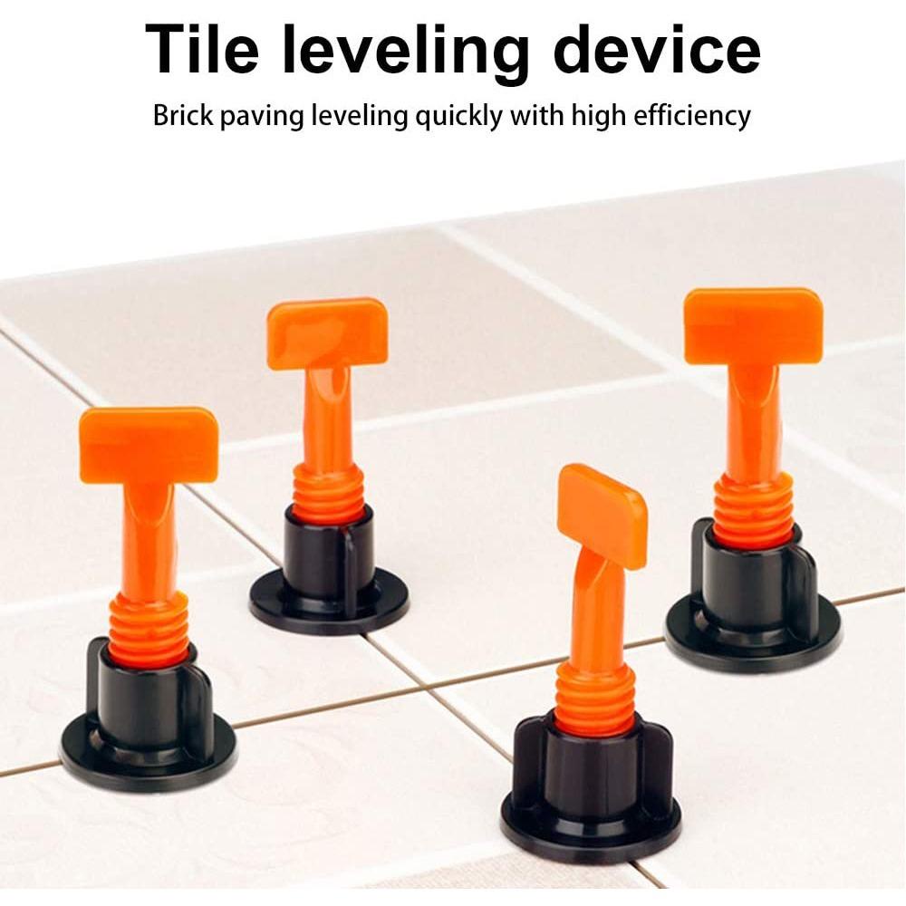 Set 50 Dụng Cụ Điều Chỉnh Cân Bằng Gạch Men / Sứ / Kim Thép Kèm Cờ Lê Thay Thế Tiện Dụng