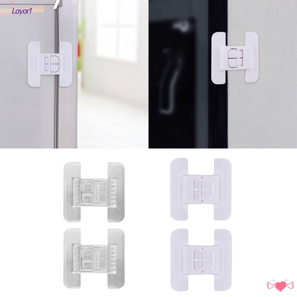 LAYOR1 Bộ 2 Khóa Cửa Tủ An Toàn Cho Bé