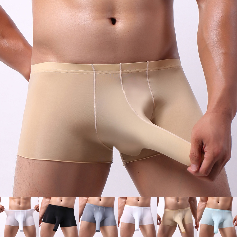 Quần Lót Lụa Lạnh Thoáng Khí Cho Nam