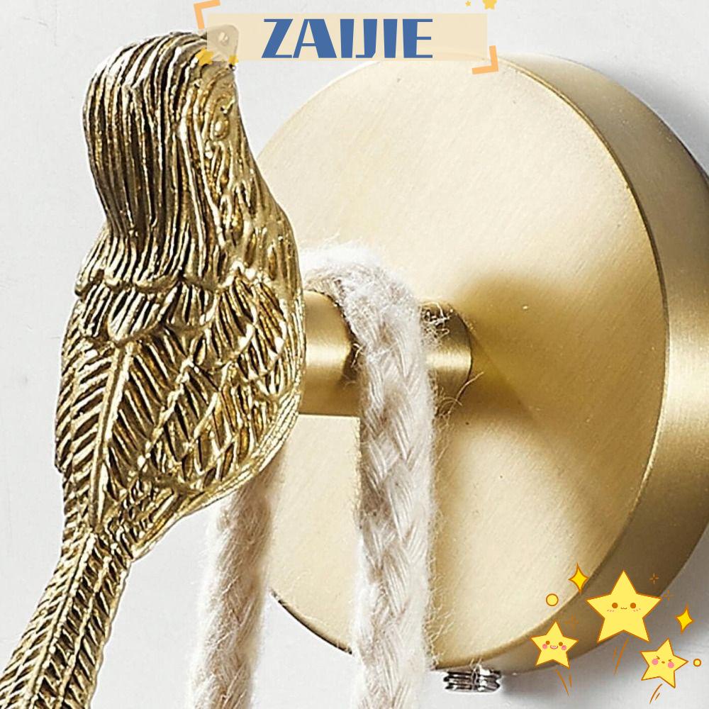 Móc Treo Khăn Tắm / Mũ Hình Chú Chim Bằng Đồng Thau 24 Móc Gắn Tường Tiện Dụng