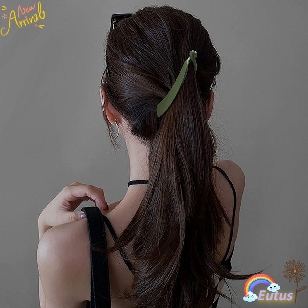 EUCA Kẹp Tóc Đuôi Ngựa Màu Sắc Thời Trang