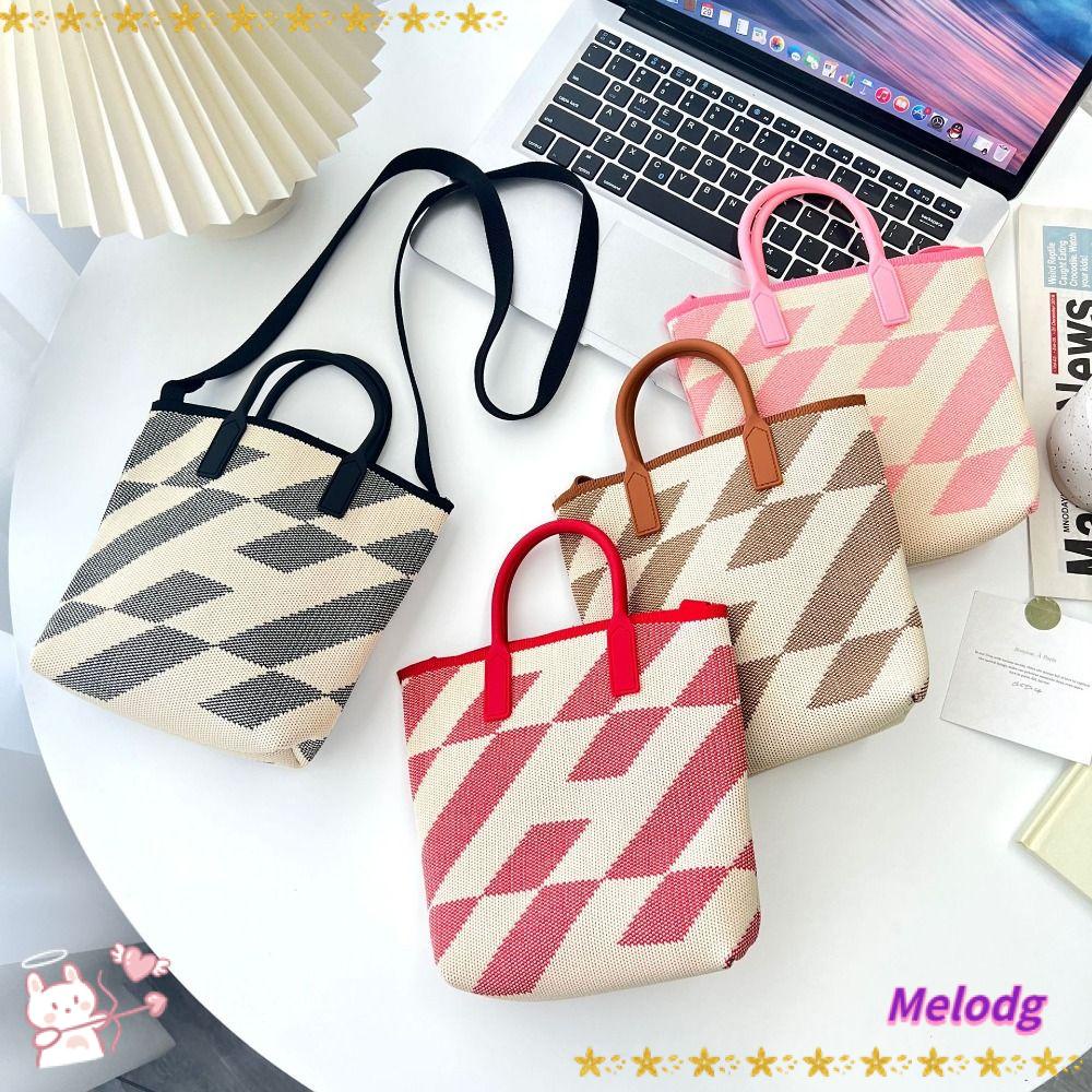 MELODG Túi Xách Đeo Chéo Màu Sắc Thời Trang Cho Nữ