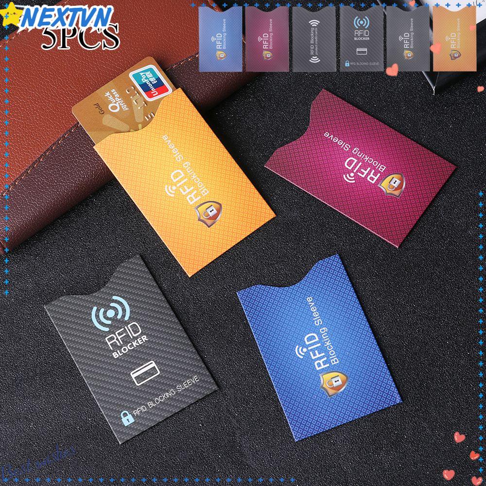 NEXTVN Set 5 Túi Đựng Thẻ Chống Trộm Thời Trang