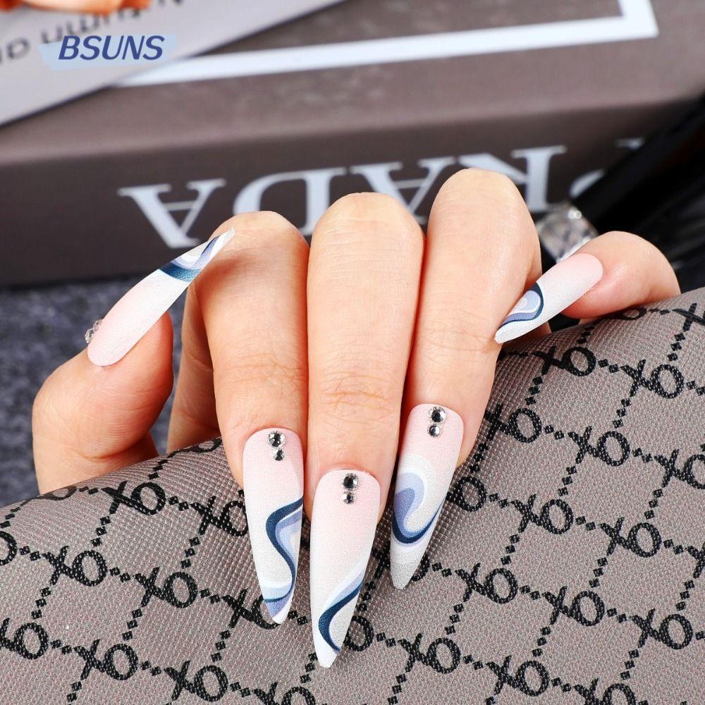 BSUNS Móng Tay Giả Che Phủ Toàn Diện Thời Trang