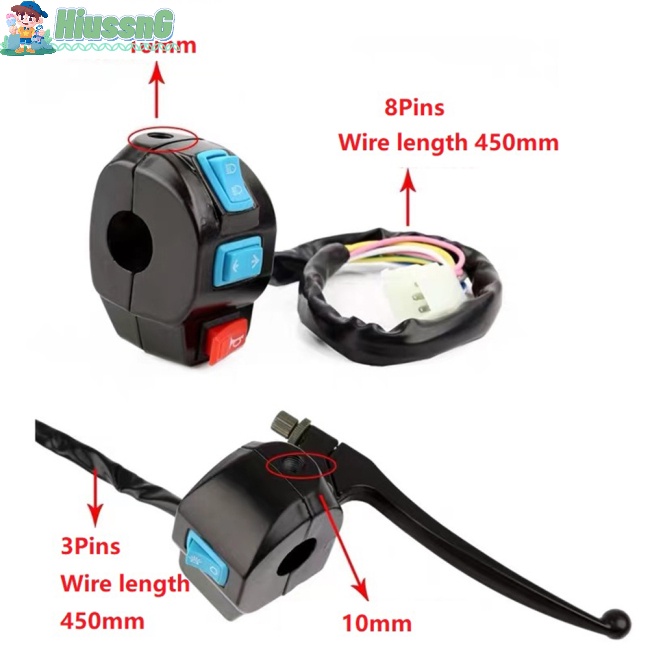 1 Cặp Công Tắc Phanh Tay / Đèn Pha / Còi Xe Đạp