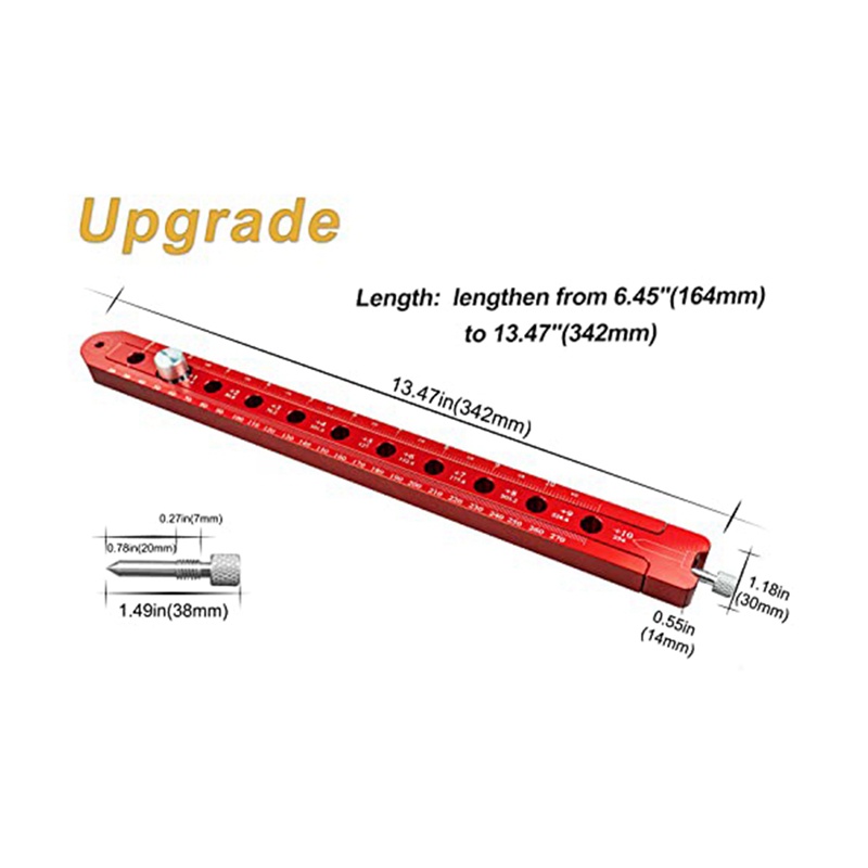 Thước Đo Compa / Inch Chuyên Dụng Cho Thợ Mộc