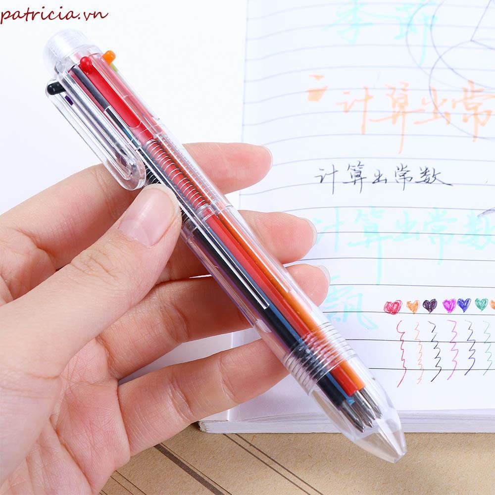PATRICIA Bút Bi 6 Màu Sắc Thời Trang