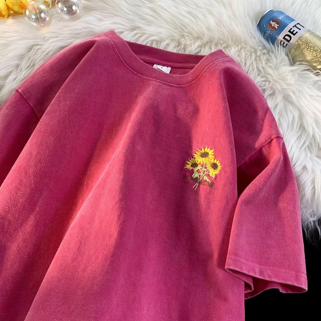 Áo Thun Nam Ngắn Tay Cổ Tròn Thời Trang Hàn