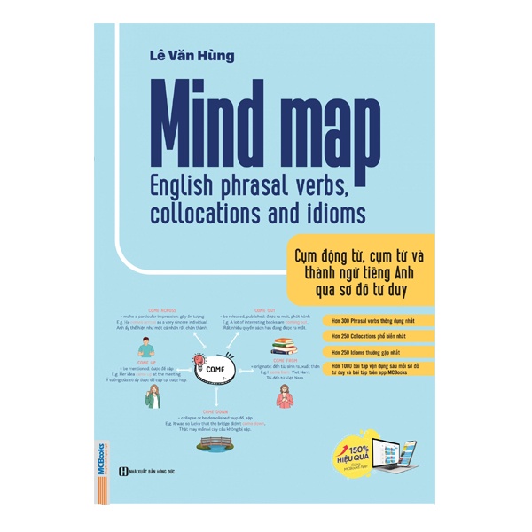 Sách - Mind Map English Phrasal Verbs, Collocations And Idioms - MC - B168