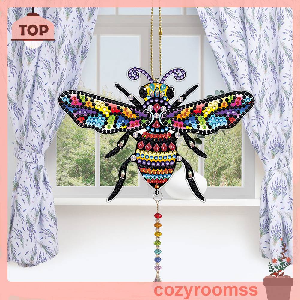 Mặt Dây Chuyền Tròn Bằng Resin Đính Đá DIY Dùng Trang Trí Tiệc Sinh Nhật / Lễ