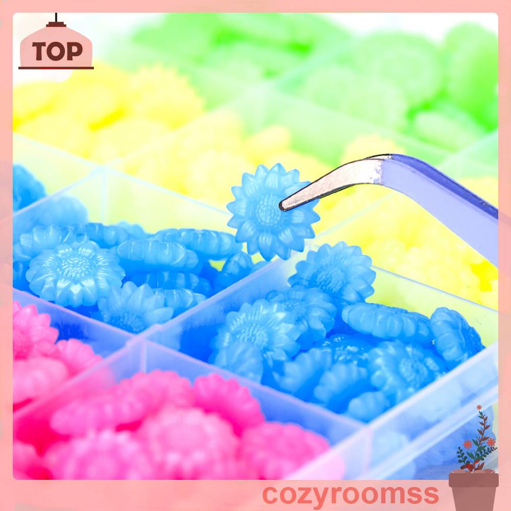 Bộ 100 Hạt Sáp Dạ Quang Đóng Dấu Niêm Phong Thiệp Cưới DIY