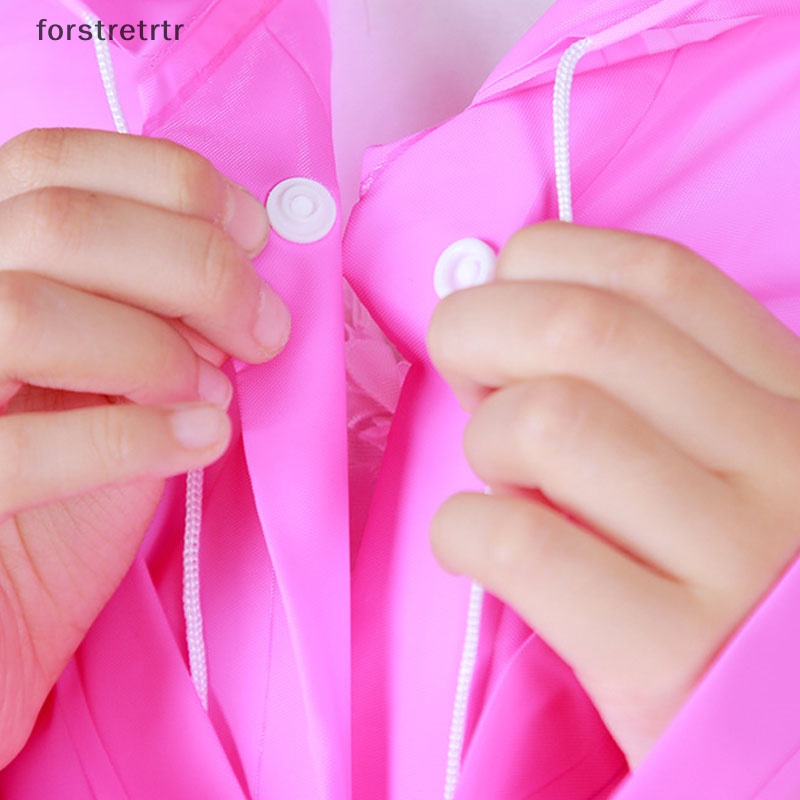 Forstretrtr Áo Mưa Họa Tiết Hoạt Hình Dễ Thương Cho Bé Chơi Lễ Hội Songkran