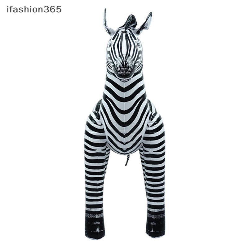 Bong Bóng PVC Bơm Hơi Hình Động Vật / Thỏ / Hươu Cao Cổ / Voi Dùng Làm Quà Tặng Cho Bé Ifashion3