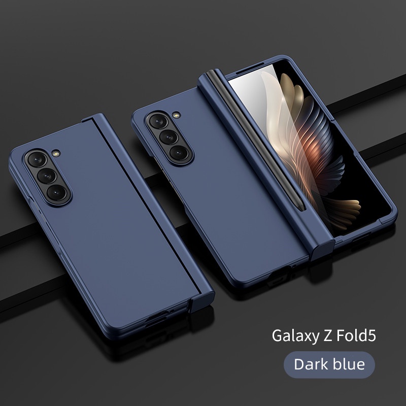 Ốp Điện Thoại PC Silicon Bảo Vệ Toàn Diện 360 Độ Cho Samsung Galaxy Z Fold 5 5G Z Fold 3 5G Z Fold 4 5G