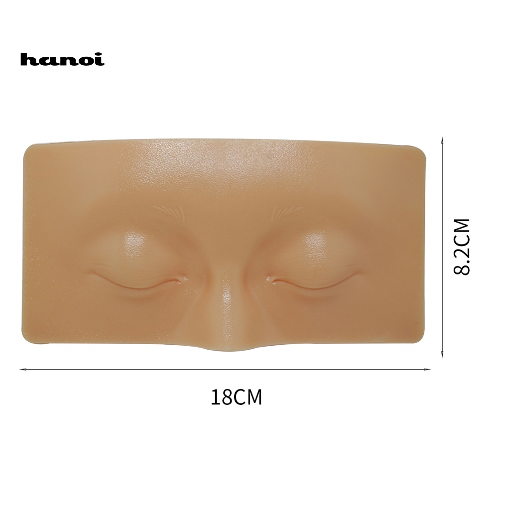 Đệm Ma Nơ Canh 3D Bằng Silicon Mềm Dùng Thực Hành Luyện Tập Trang Điểm Lông Mày / Lông Mi