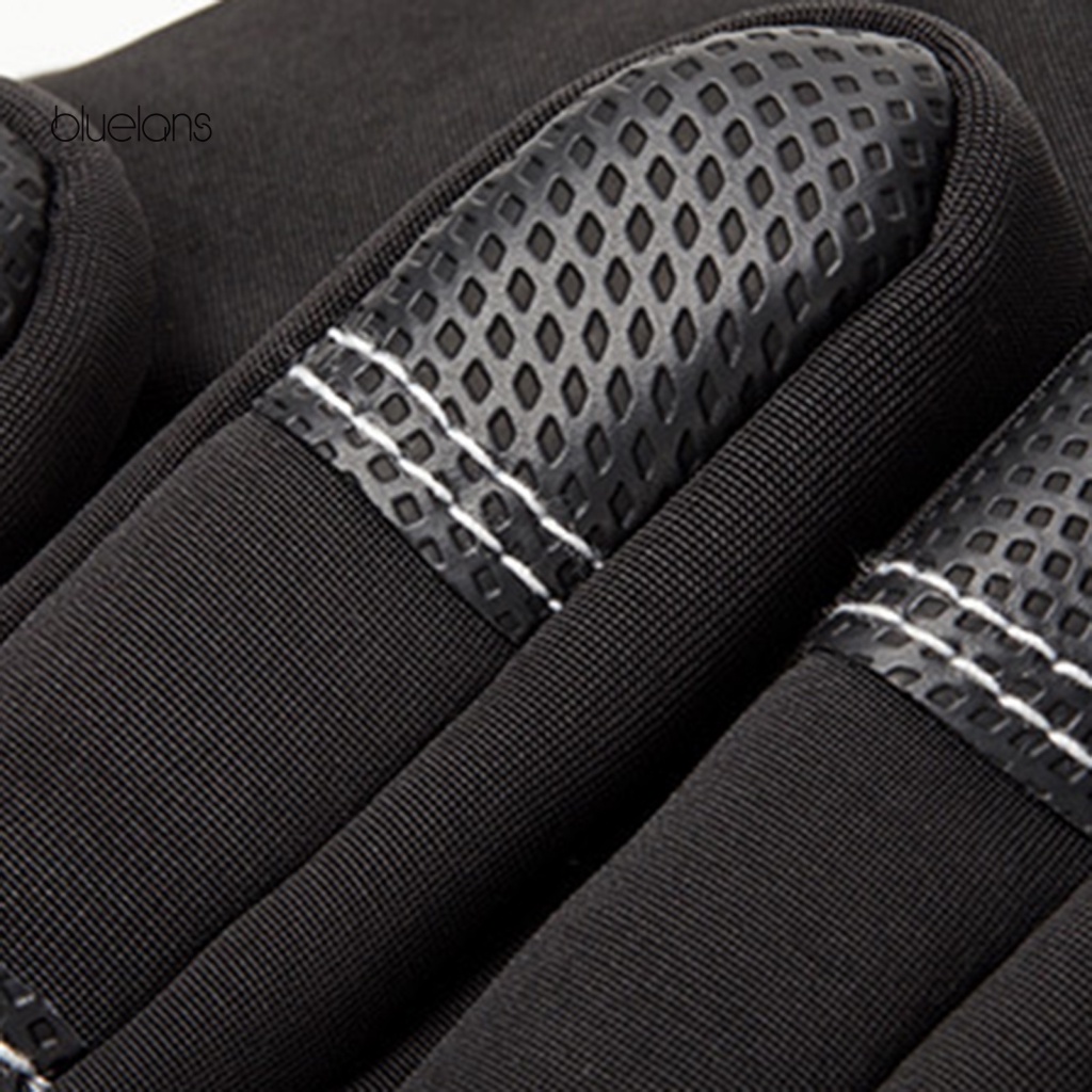 1 Đôi Găng Tay Lông Nhung Giữ Ấm Cảm Ứng Màu Trơn Chống Văng