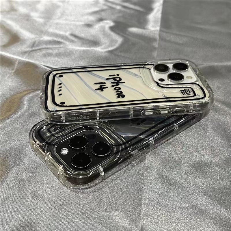 Ốp Điện Thoại Mềm Trong Suốt In Chữ Tiếng Anh Dễ Thương Cho Iphone 14Promax 1312 / 11 7 / 8plus xr / sins 2UCM