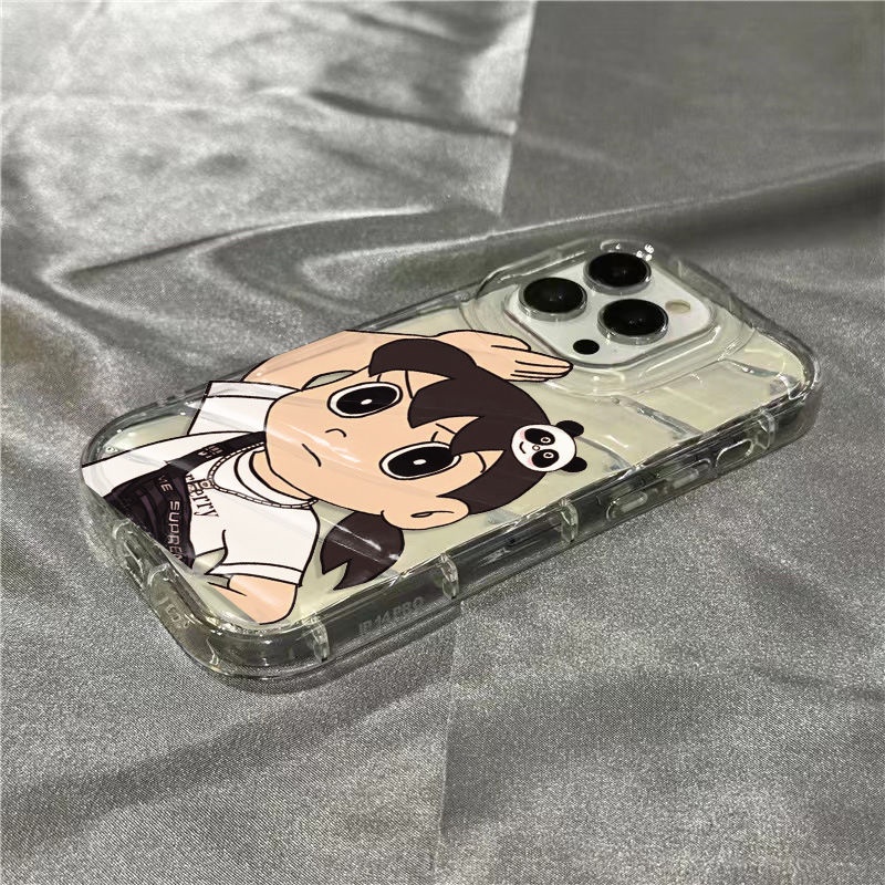 Ốp Điện Thoại Mềm Trong Suốt Hình Mặt Cười Dễ Thương Cho iPhone14promaxxrsins8 711 plus1312