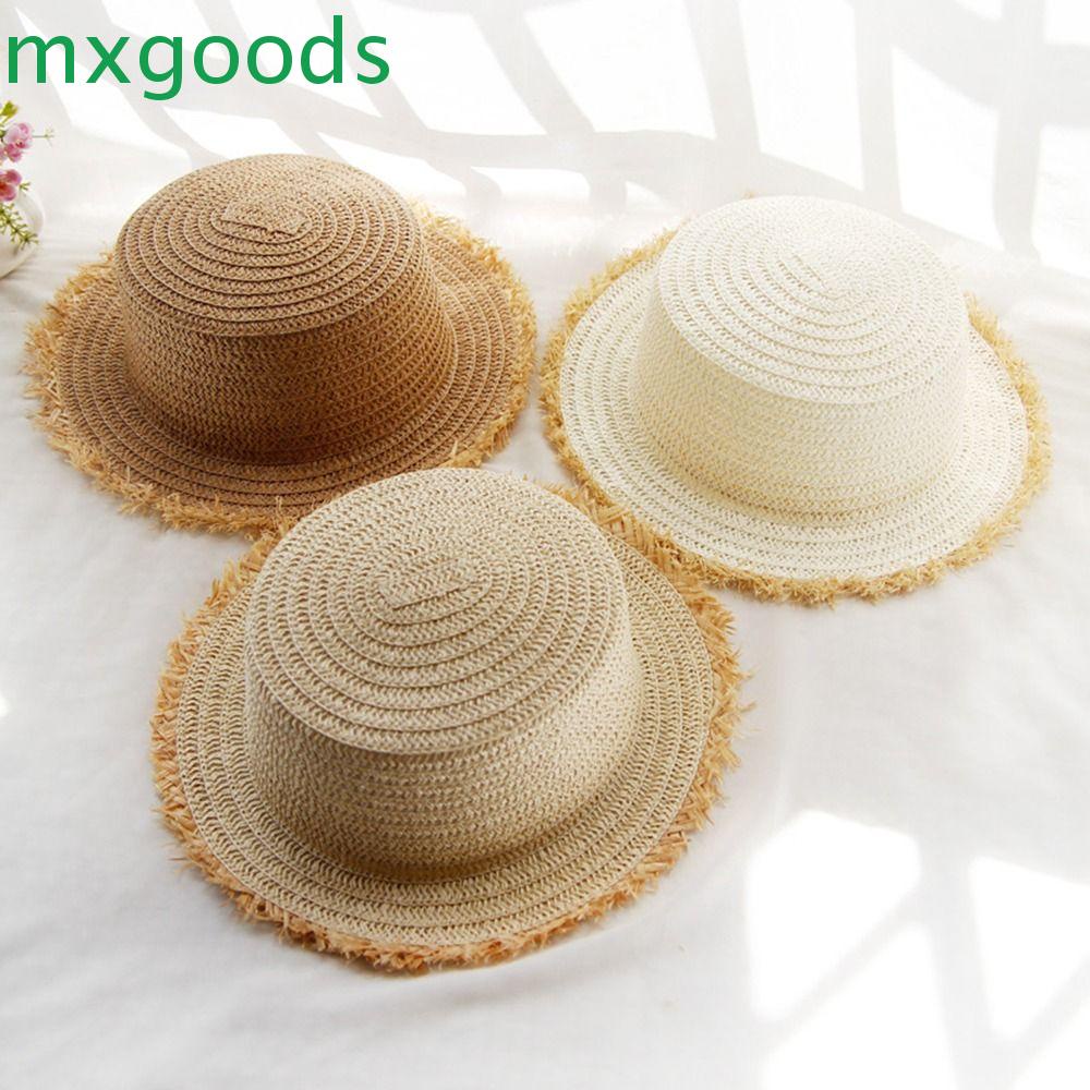 MXGOODS Nón Cói Rộng Vành Chống Tia UV Thời Trang Đi Biển Cho Nữ