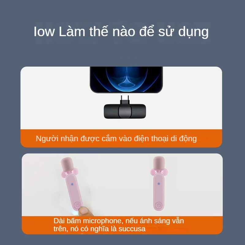 Ve áo Micro không dây hoàn hảo cho các cuộc phỏng vấn, podcast, micro cho vlogging không dây