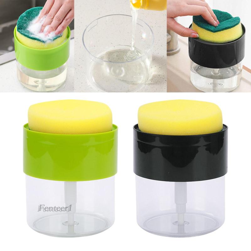 [Fenteer1] Bình Đựng Xà Phòng Dạng Lỏng Và Giá Đỡ Rửa Tay Cho Nhà Tắm