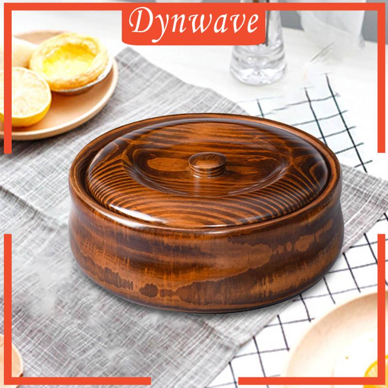 Tô Gỗ Hình Tròn Đa Năng Có Thể Tái Sử Dụng