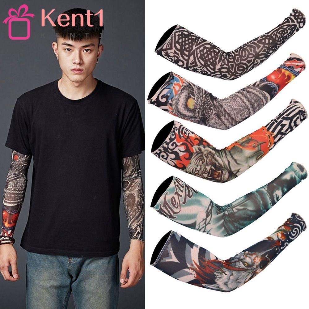 KENT1 Găng Tay Thể Thao Chống Tia UV Họa Tiết Hoa