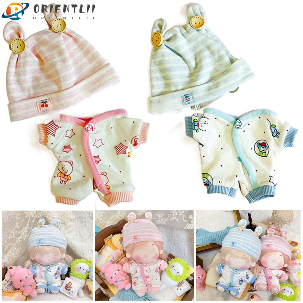 ORIENTLII Nón Tai Gấu Thay Thế Cho Búp Bê 20cm