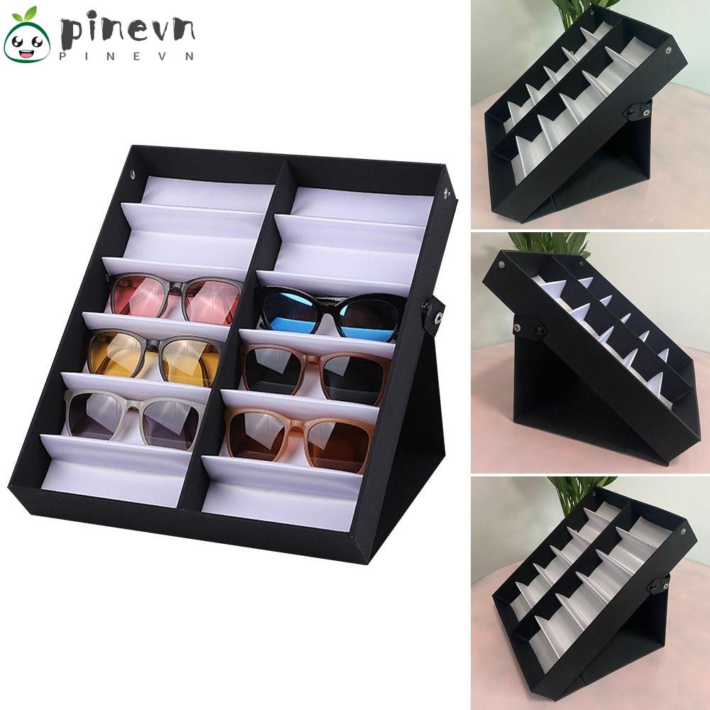 PINEVN Khay Đứng 12 Ngăn Đựng Mắt Kính Cầm Tay Tiện Lợi