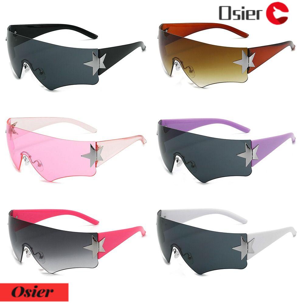 OSIER1 Kính Râm Oversize Y2K Không Gọng Dành Cho Nam Và Nữ