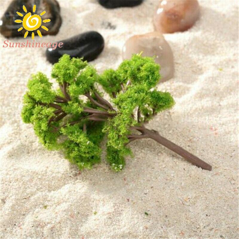 Bộ 10 Mô Hình Cây Nhân Tạo 4cm Dùng Trang Trí