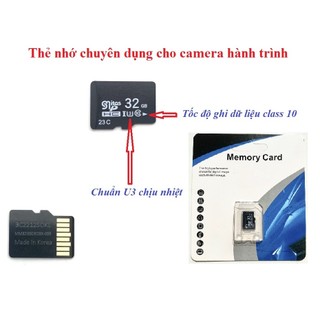 Thẻ nhớ 32gb 64g 128g microsd class10 chuẩn u3 chịu nhiệt chuyên cho cam