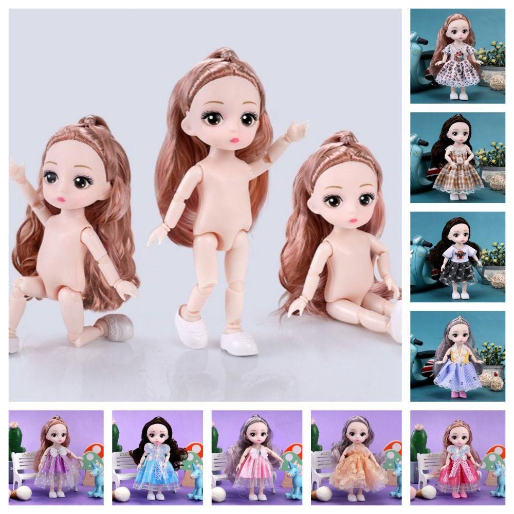 Búp Bê Daanes Mặc Đồ Dễ Thương Bằng PVC 17cm