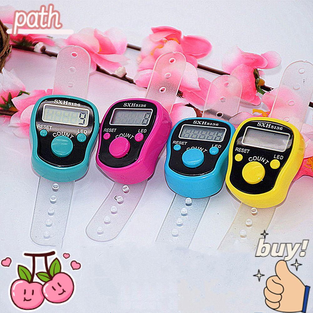 PATH 1 X Dụng Cụ Đếm Số Ngón Tay Màn Hình LED Màu Sắc Ngẫu Nhiên