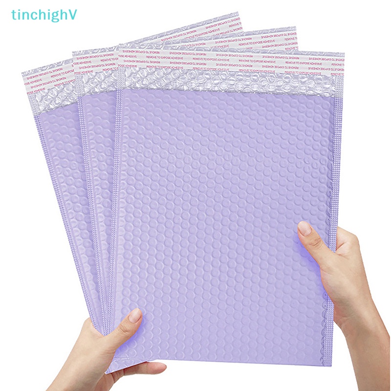 [TinchighV] Set 10 Túi Bong Bóng Tím Tự Đóng Gói Hàng Bảo Vệ Chống Rơi Bền [Hàng Mới]