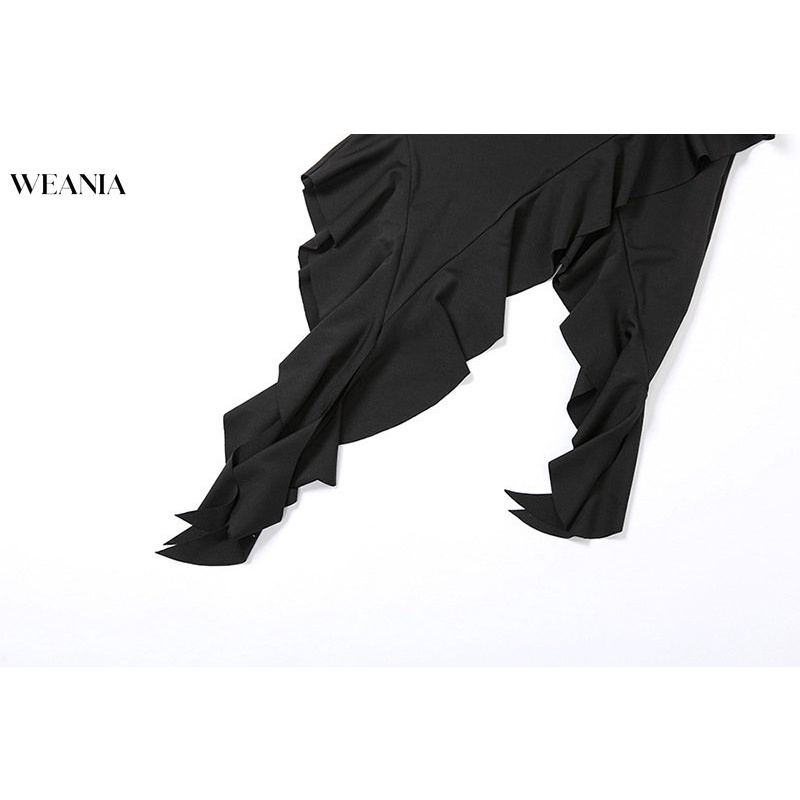 Đầm Trễ Vai Nhún Bèo Thiết Kế Độc Đáo Thời Trang Mùa Hè Quyến Rũ Cho