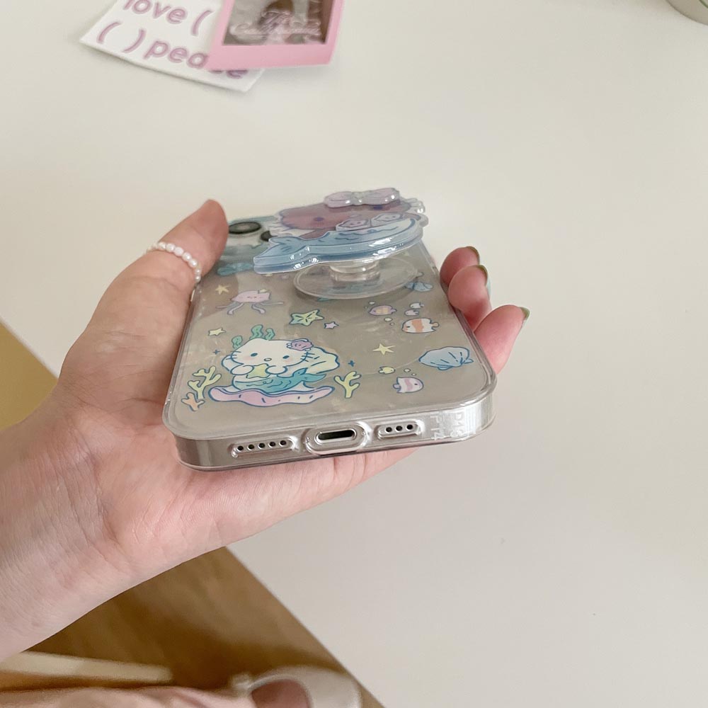 Ốp Điện Thoại Cứng Họa Tiết Nàng Tiên Cá Cho IPhone 11 12 12Pro 12ProMax 13 13Pro 13ProMax 14 14Pro 14ProMax