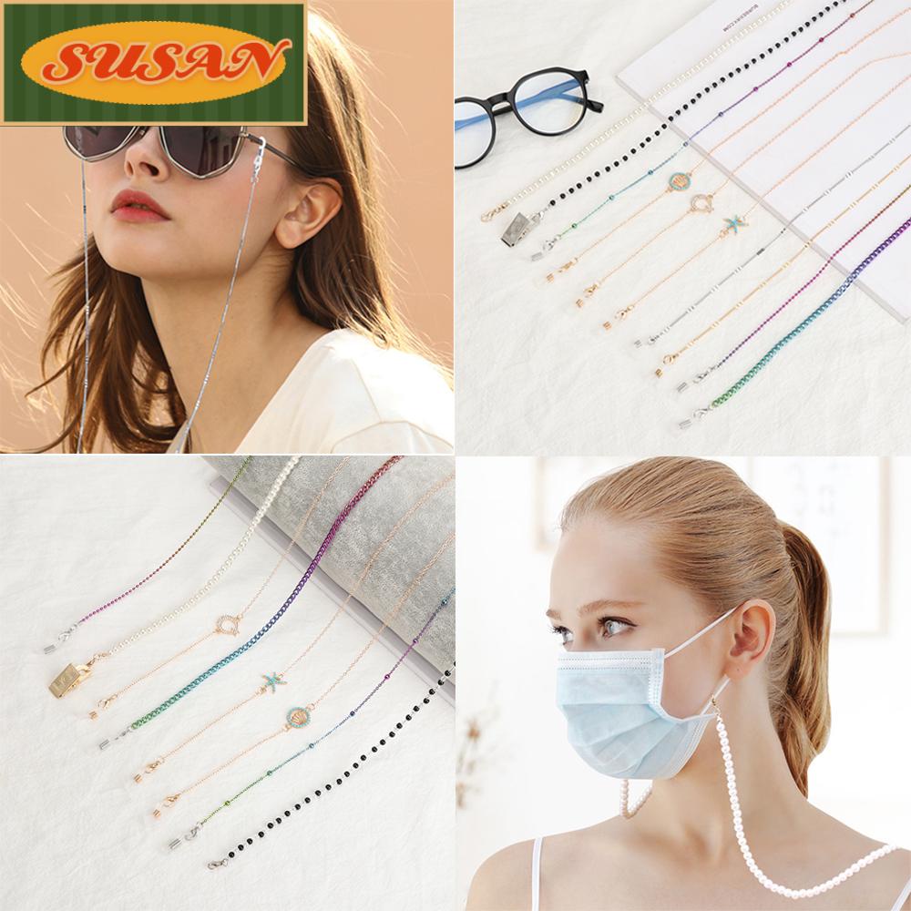 SUSANS Dây Đeo Khẩu Trang Chống Thất Lạc Kèm Giá Đỡ Kẹp Cá Sấu Tiện Dụng