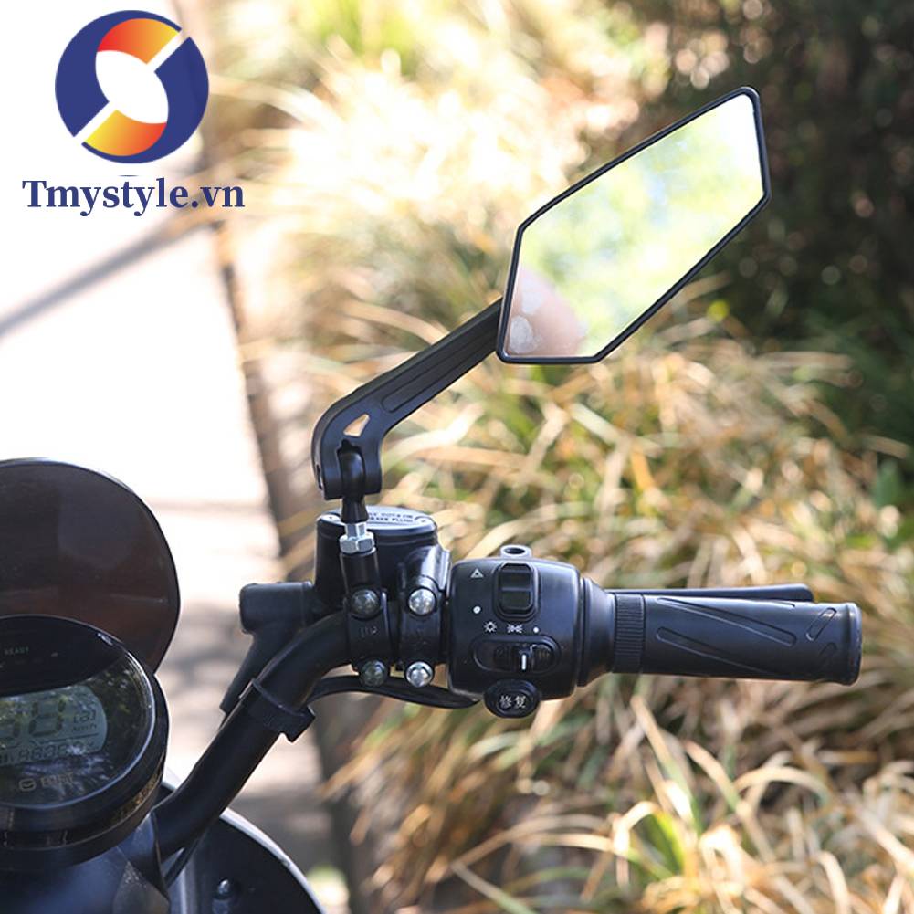 1 Cặp Gương Chiếu Hậu Góc Rộng Dễ Điều Chỉnh Dành Cho Xe Đạp