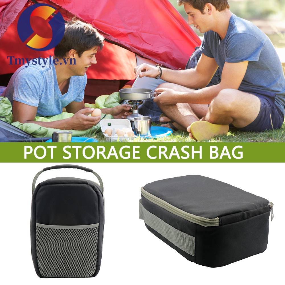 Túi Đựng Dụng Cụ Ăn Uống Bằng Vải Oxford Tiện Dụng Khi Đi Cắm Trại