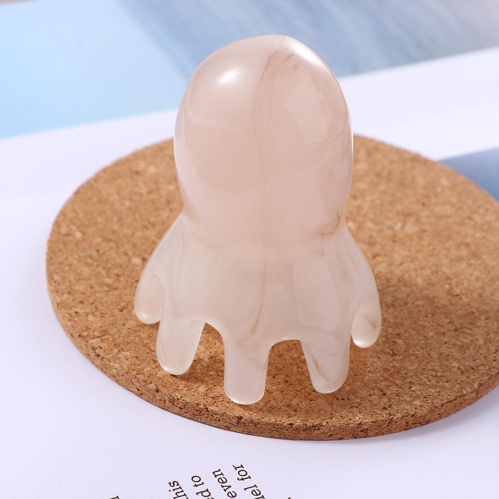 Lược Chải Tóc Mát Xa Da Đầu Hình Bạch Tuộc Bằng Nhựa Resin