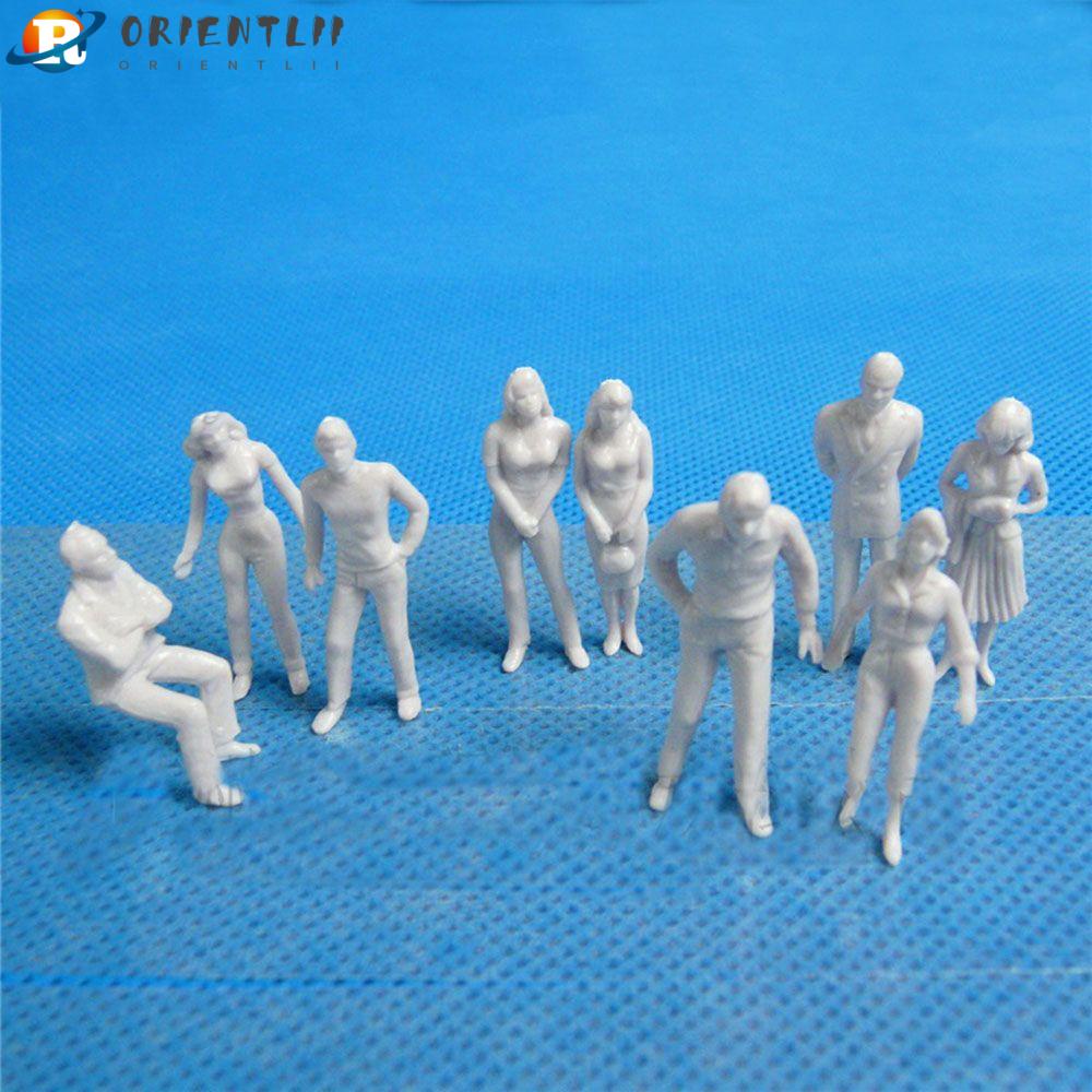 ORIENTLII Set 100 Mô Hình Người Nhiều Màu Sắc Dùng Để Trang Trí Nhà Búp Bê