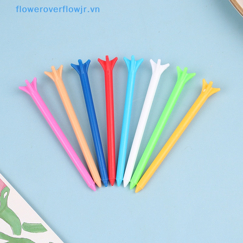 Bộ 100 Phụ Kiện Gắn Bóng Golf 5 Góc 83mm Nhiều Màu Sắc