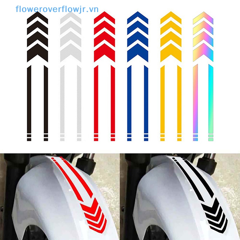 Sticker Phản Quang Cảnh Báo An Toàn Hình Mũi Tên Trang Trí Xe Hơi Xe Máy