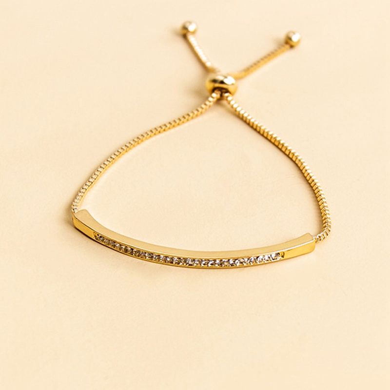 Vòng Tay Hợp Kim Đính Đá Có Thể Điều Chỉnh Kích Thước YGT Dành Cho Cặp Đôi