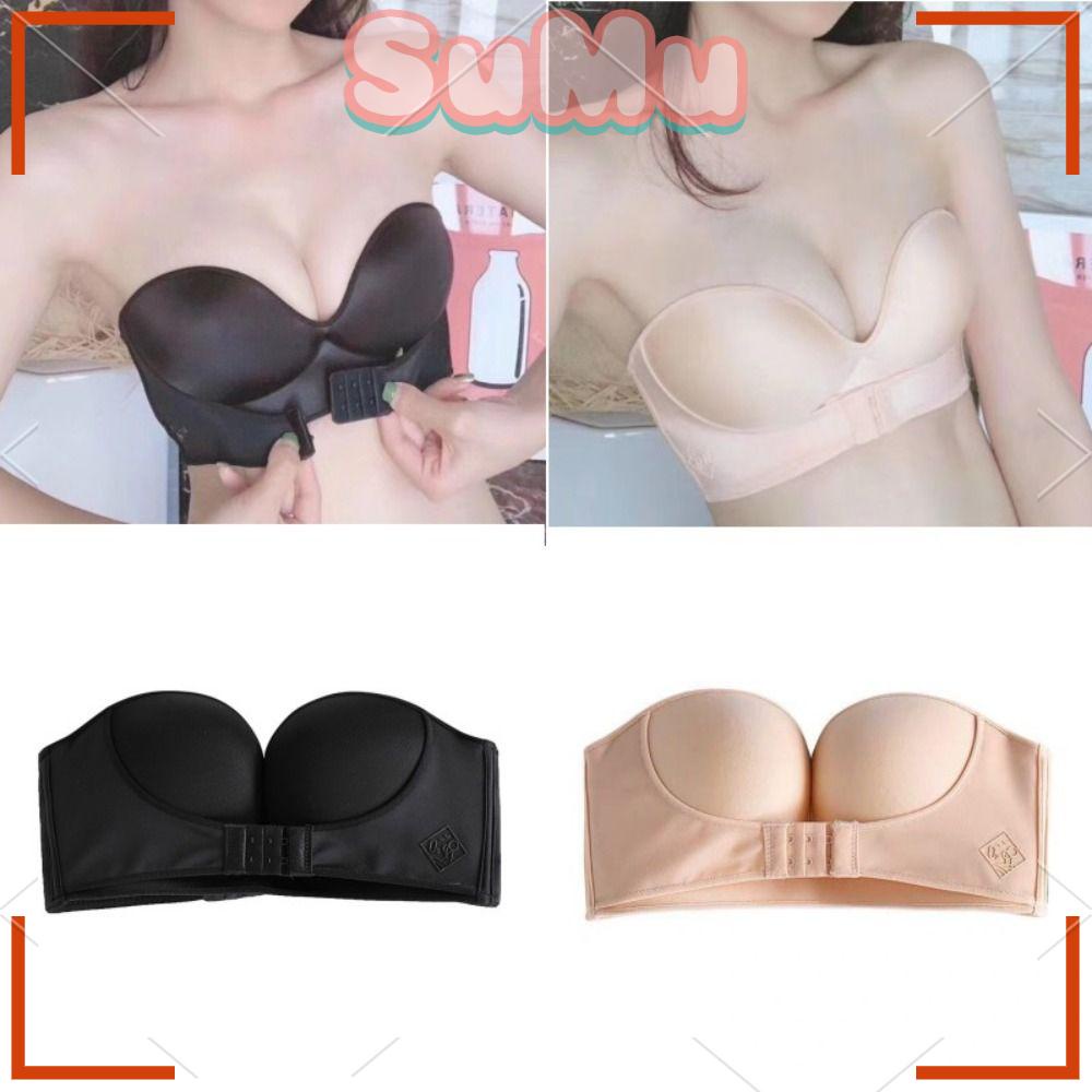SUMU Áo Lót Nâng Ngực Không Đường May Cài Khóa Trước Thoải Mái Dễ Điều Chỉnh Cho Nữ