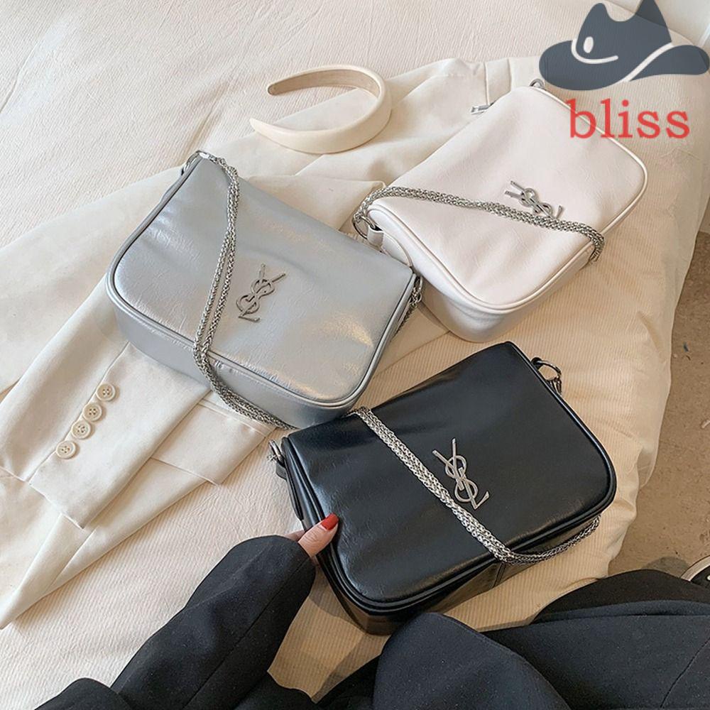 BLISS Túi Xách Da Pu Hình Vuông Cỡ Lớn Dễ Phối Đồ Thời Trang Cho Nữ