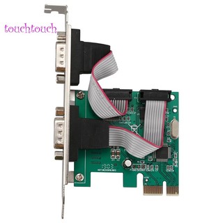 Card chuyển đổi pci-e pci express dual serial db9 rs232 2 cổng