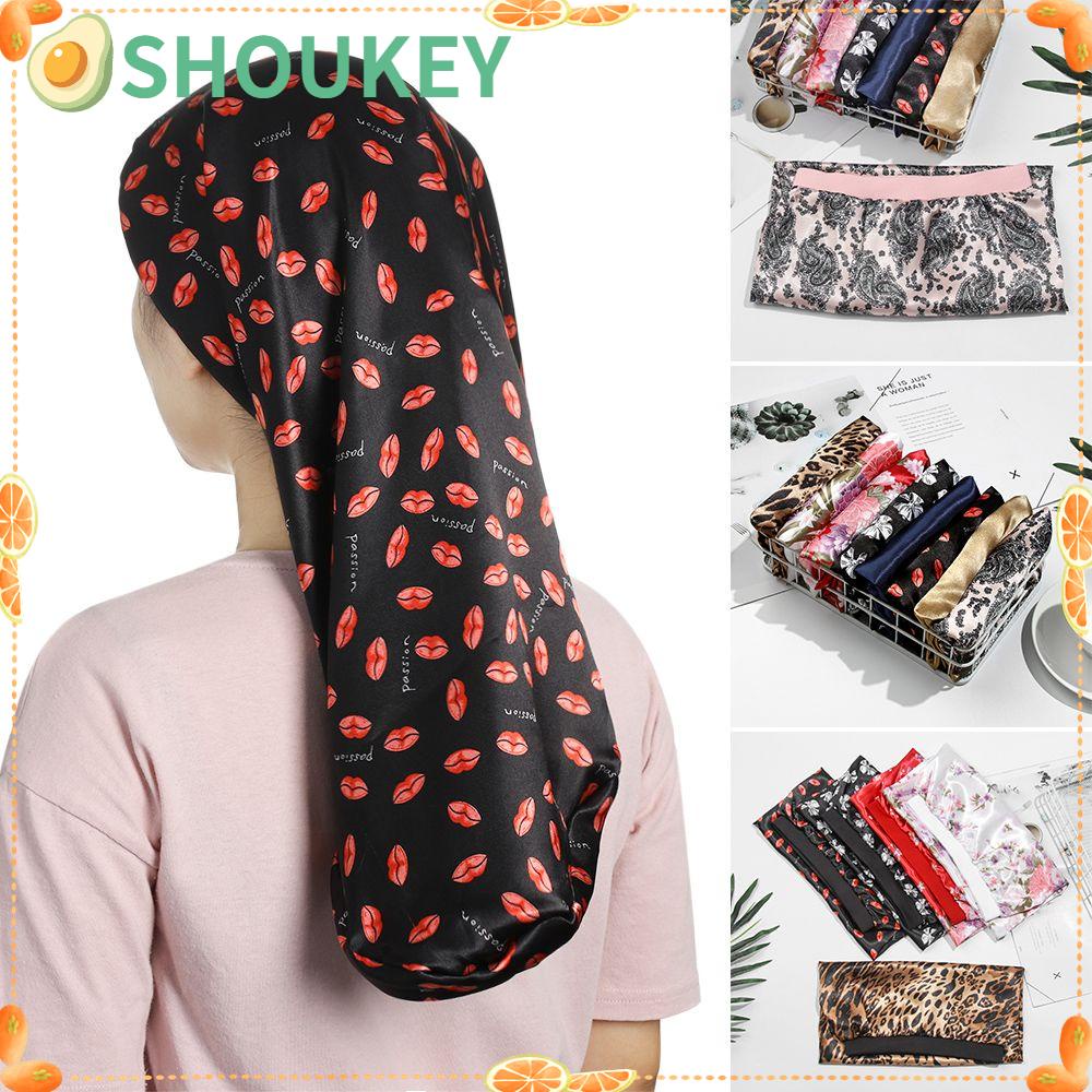 SHOUKEY Mũ Trùm Đầu Bằng Vải Satin Thời Trang Cho Nữ