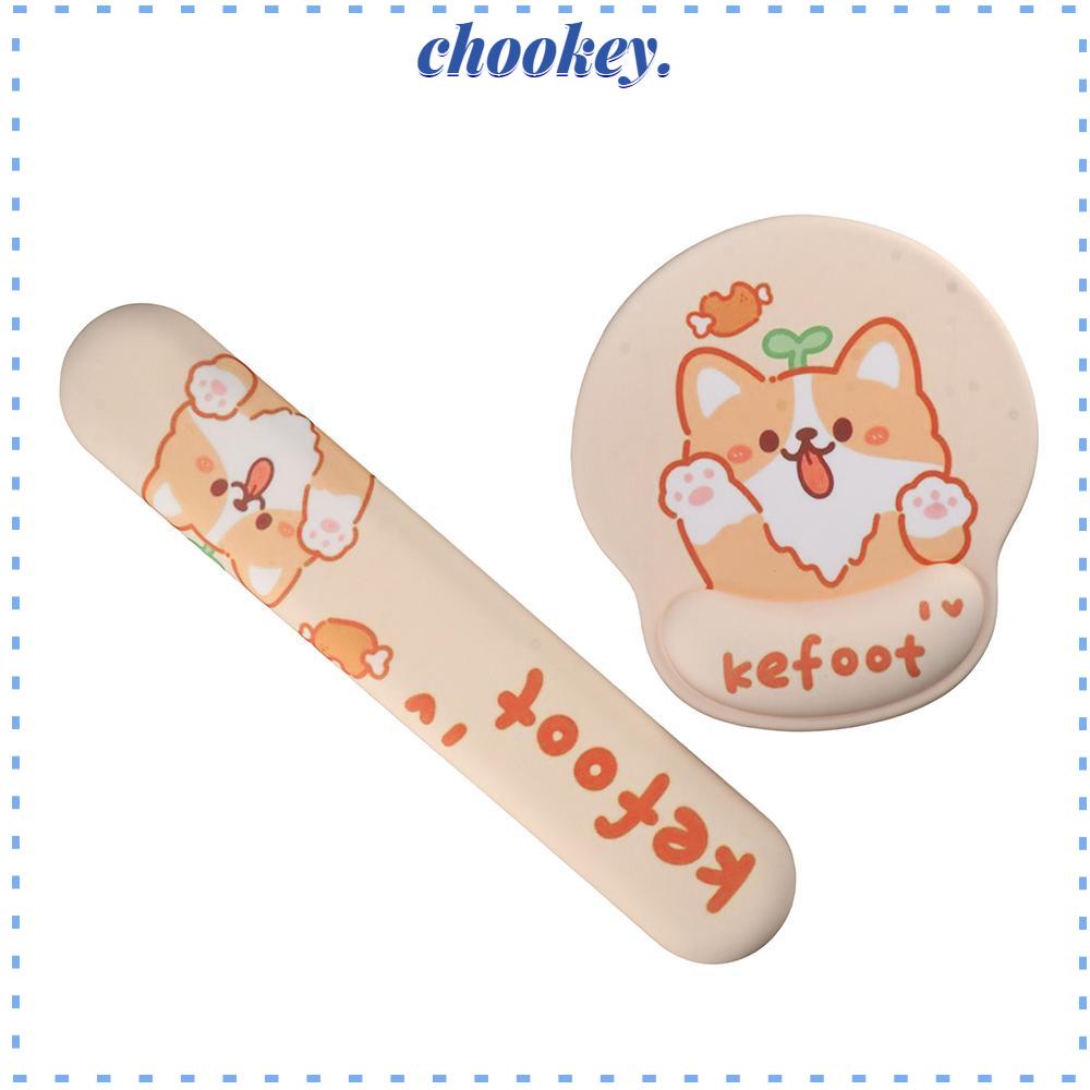 Set 2 Miếng Lót Chuột 2 Trong 1 Mềm Mại Chống Trượt Hỗ Trợ Cổ Tay